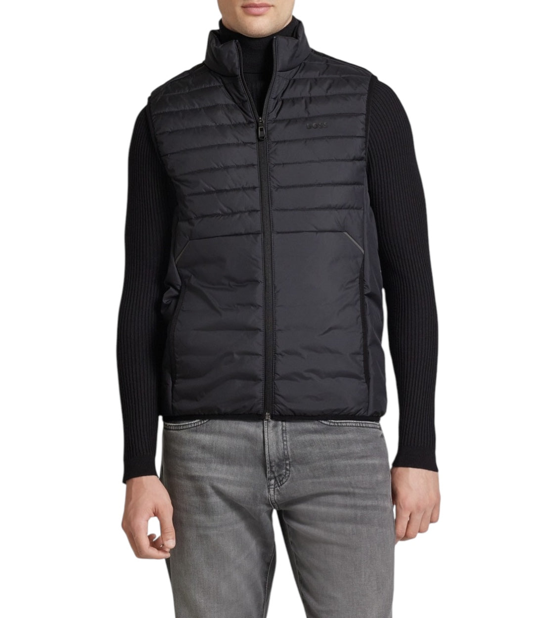 Hugo Boss Zwart Polyester Thor 2 Bodywarmer