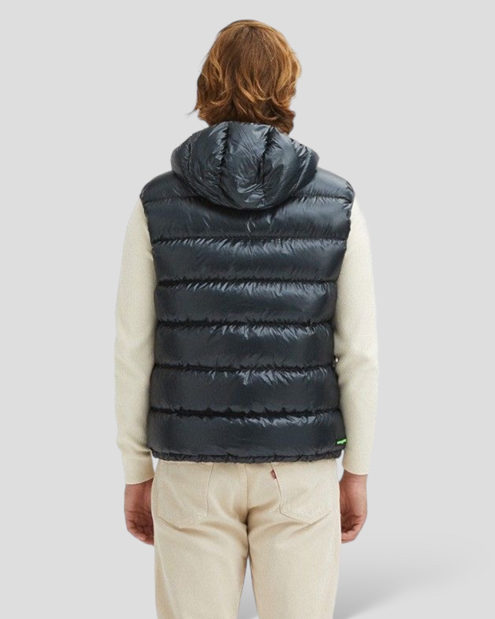 Centogrammi Grijs/Groen Omkeerbare Bodywarmer Heren