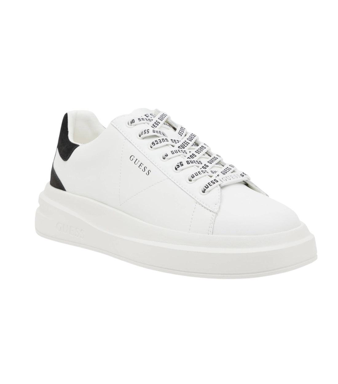 Guess Wit Elba Sneakers Met Vetersluiting