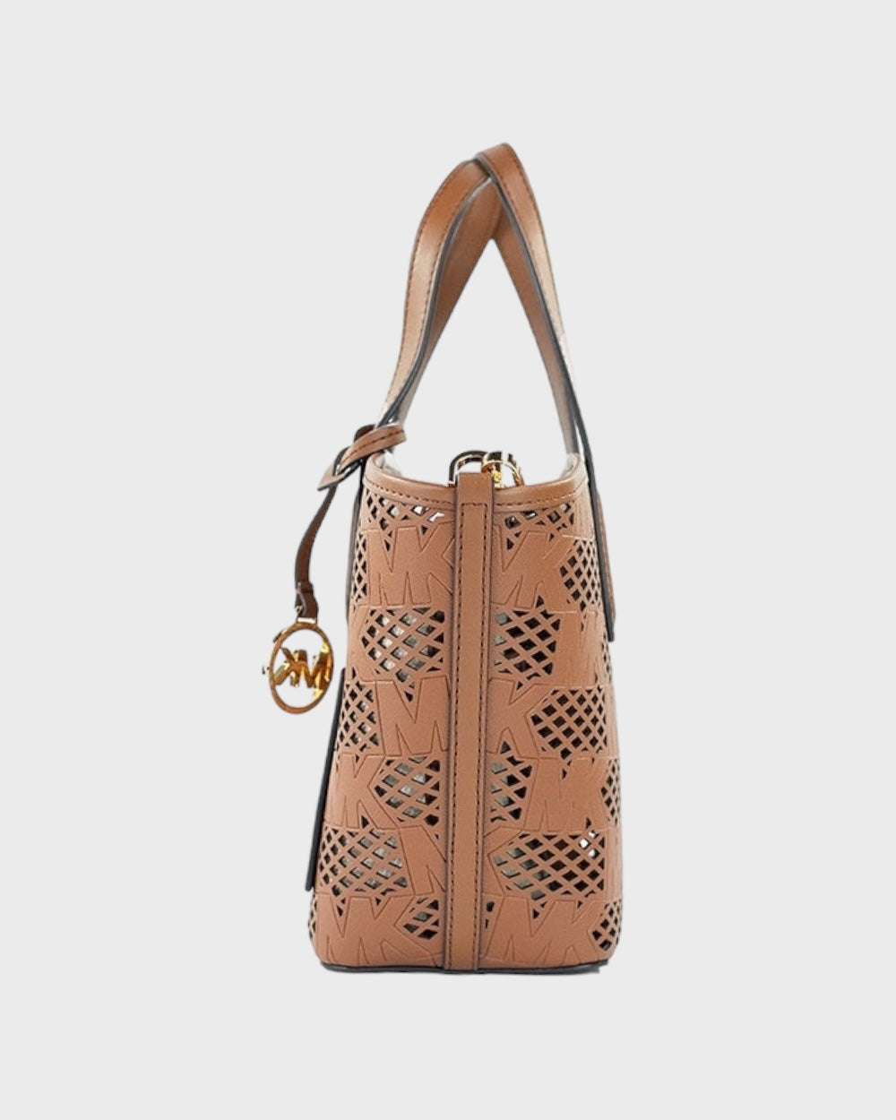 Michael Kors Kimber Bruin Messenger Handtas