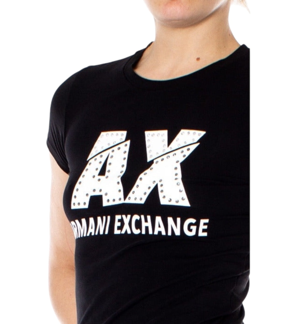 Armani Exchange Zwart T-shirt Met Logo