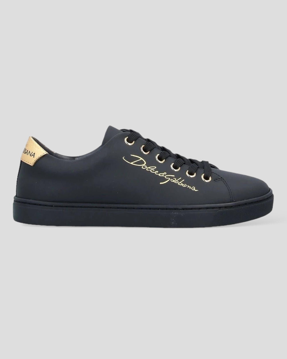 Dolce & Gabbana Zwart Leren Sneakers