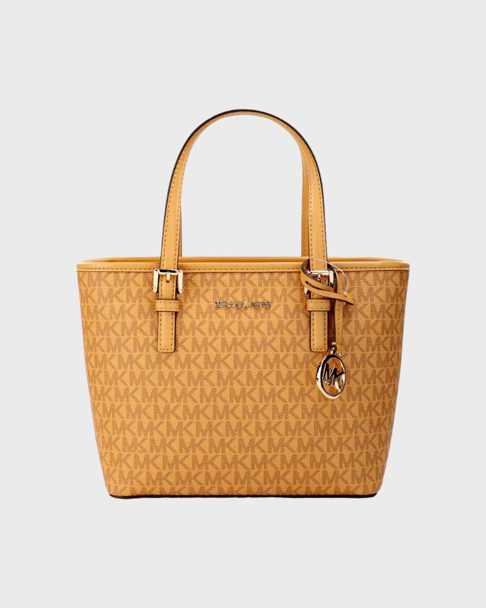 Michael Kors Jet Set Geel XS Carryall Handtas