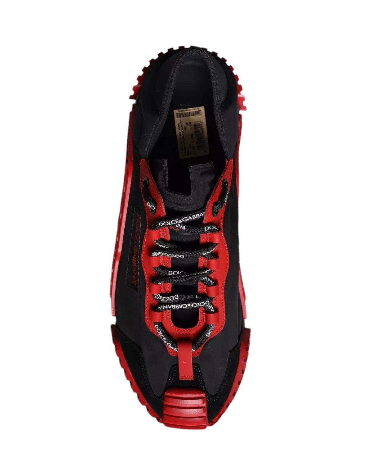 Dolce & Gabbana Zwart Rood NS1 Sneakers