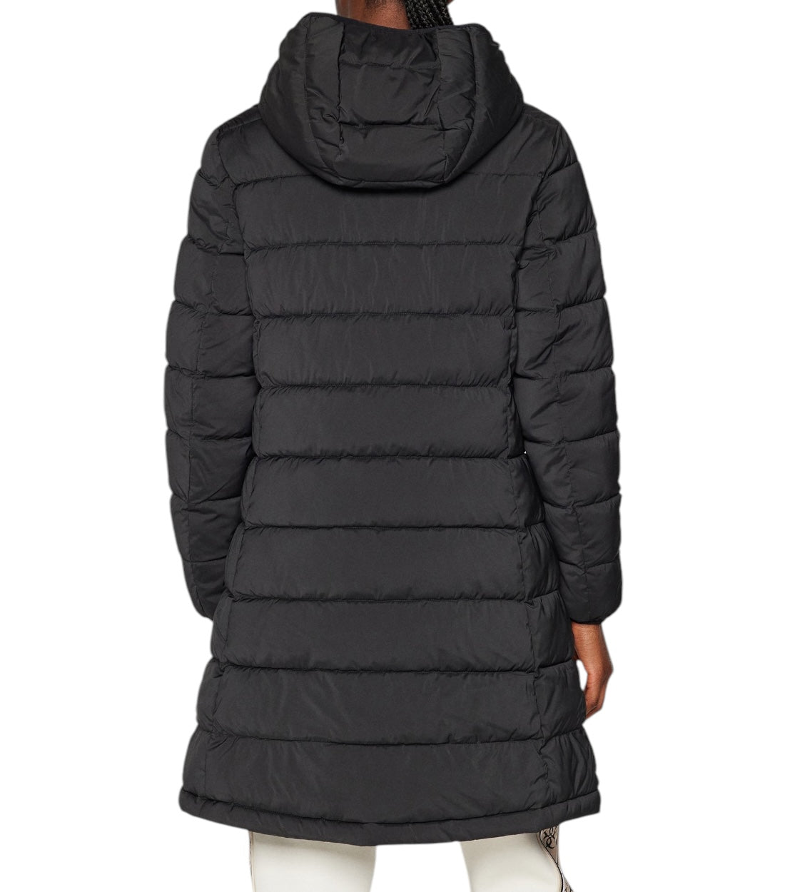 Guess Zwart New Aleta Long Puffer Jacket