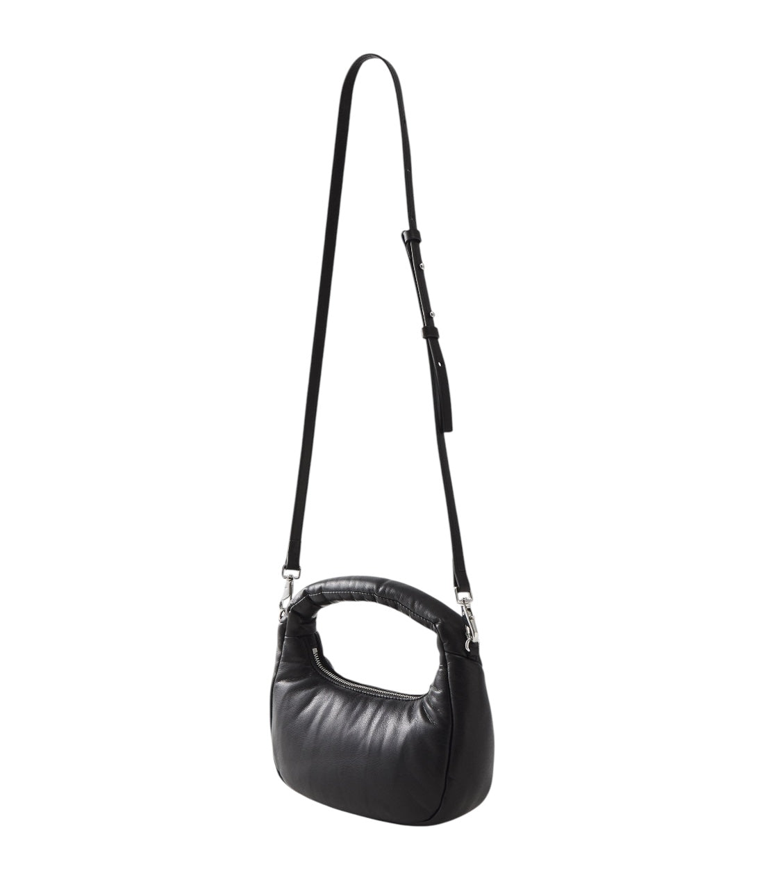 Tommy Hilfiger Jeans Zwart Pillow Mini Hobo Handtas