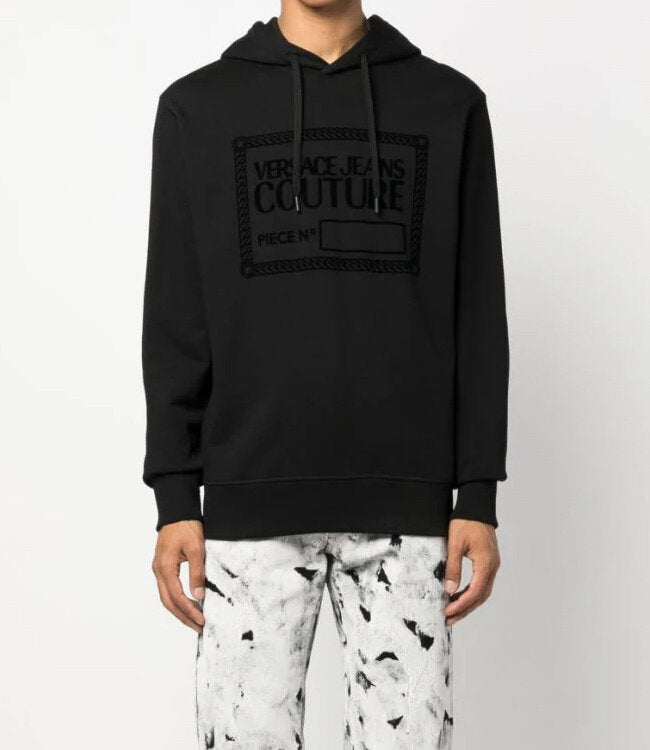 Versace Jeans Couture Heavy Diagonal Zwart Hoodie