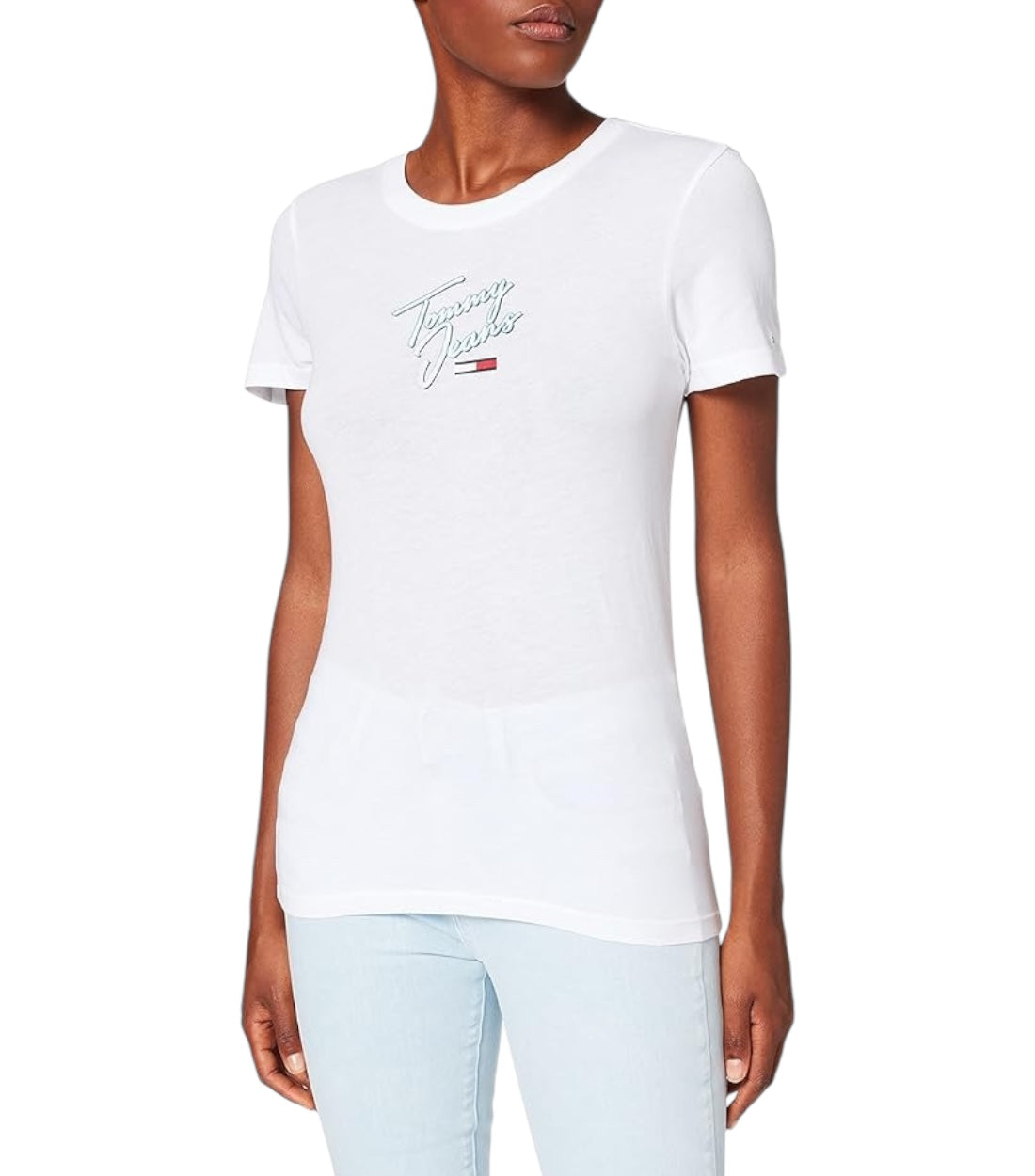 Tommy Hilfiger Jeans Maglietta Tjw Skinny Script T-Shirt Donna