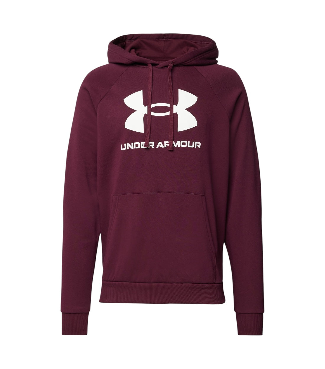 Under Armour Bordeaux Rival Hoodie Met Logo