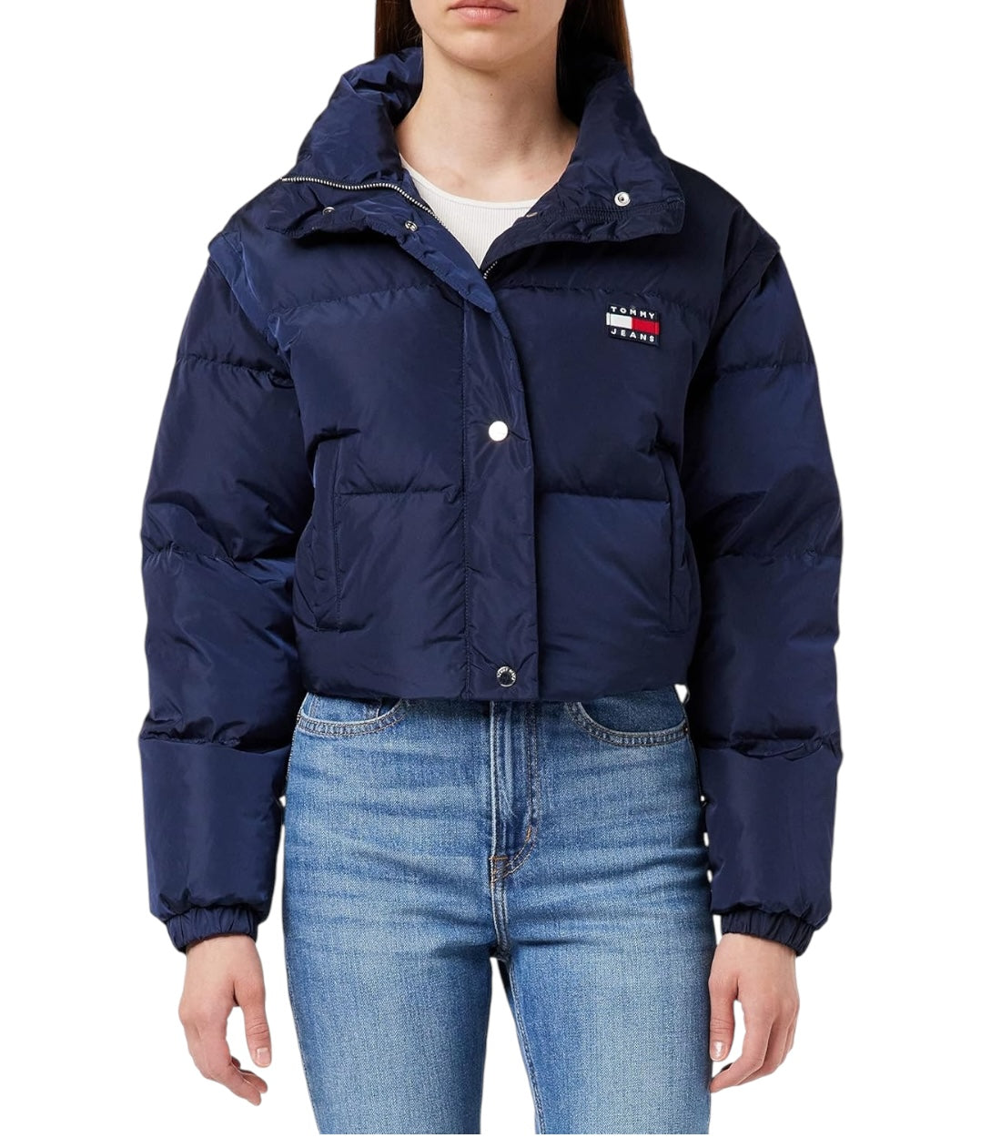 Tommy Hilfiger Blauw Biologisch Jas & Bodywarmer