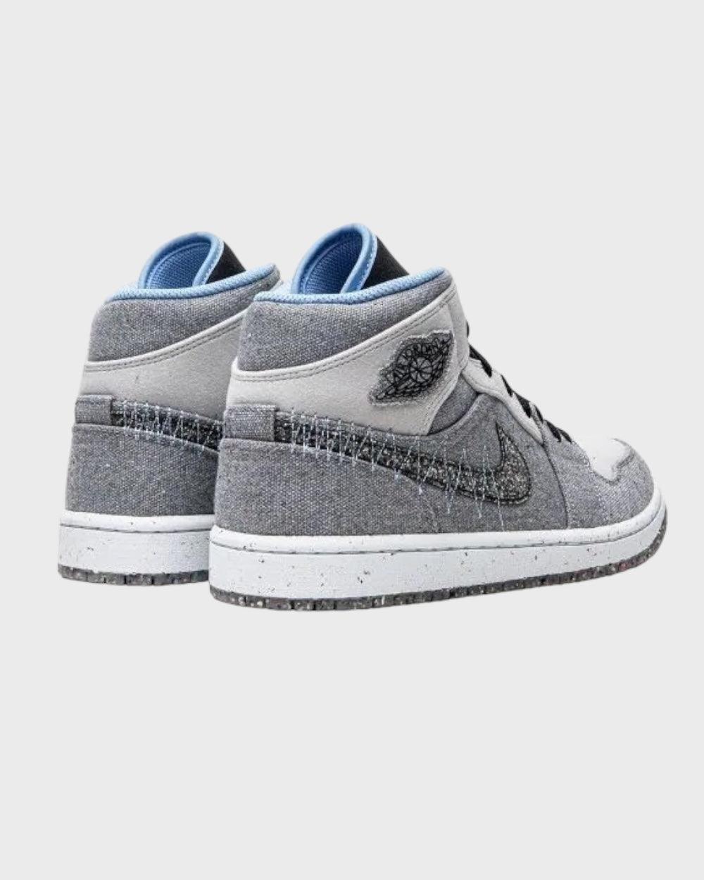 Jordan 1 mid Crater Grey Black Blue