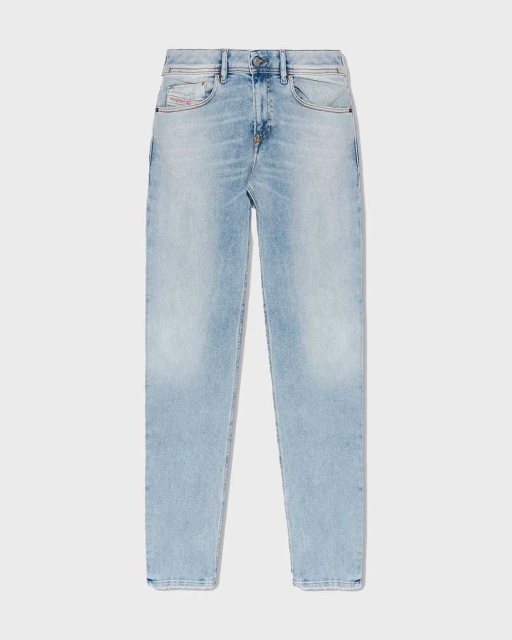 Diesel Light Blue Cotton Jeans & Pant