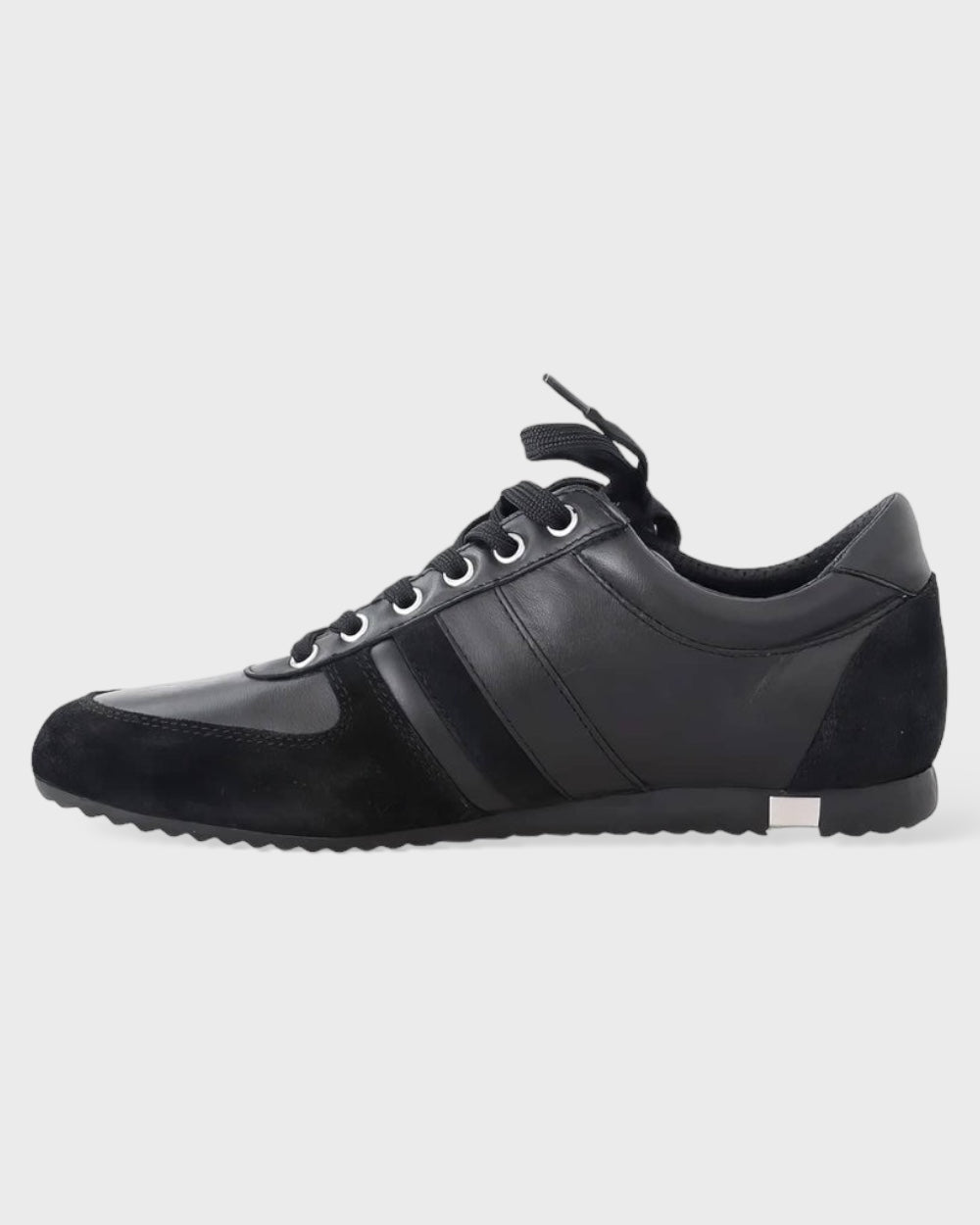 Dolce & Gabbana | Zwart Leren Casual Sneakers