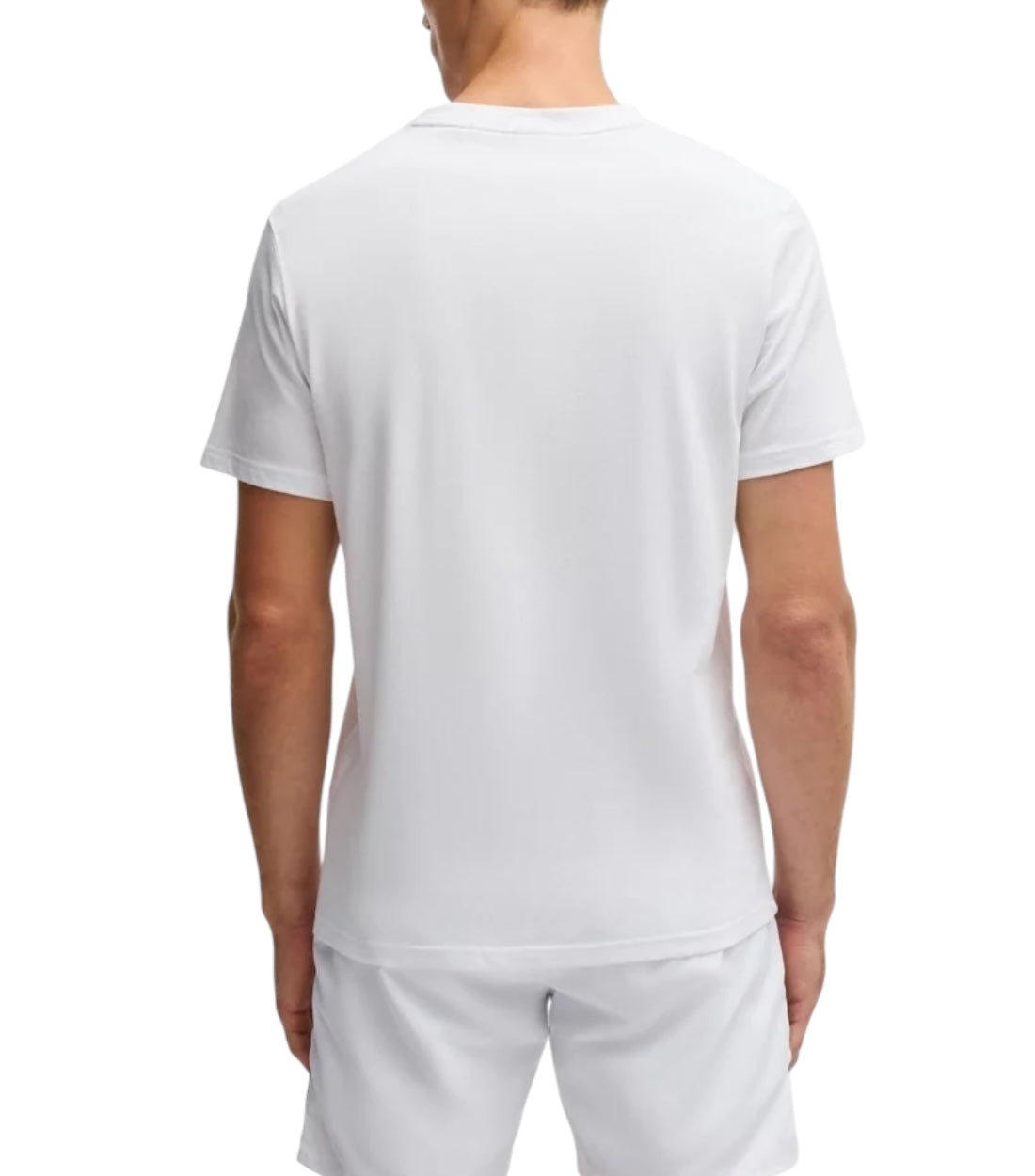 Hugo Boss Wit Katoenen Bold T-shirt