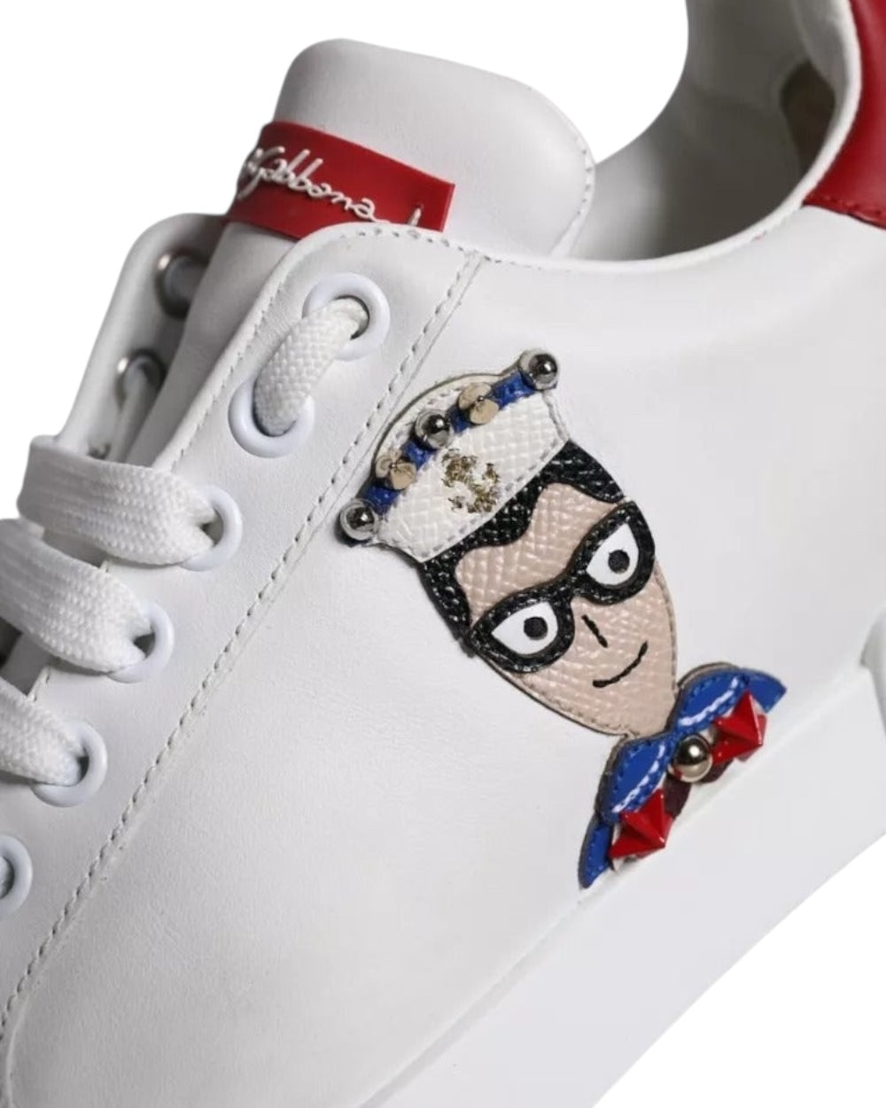 Dolce & Gabbana Wit Kalfsleren Sneakers