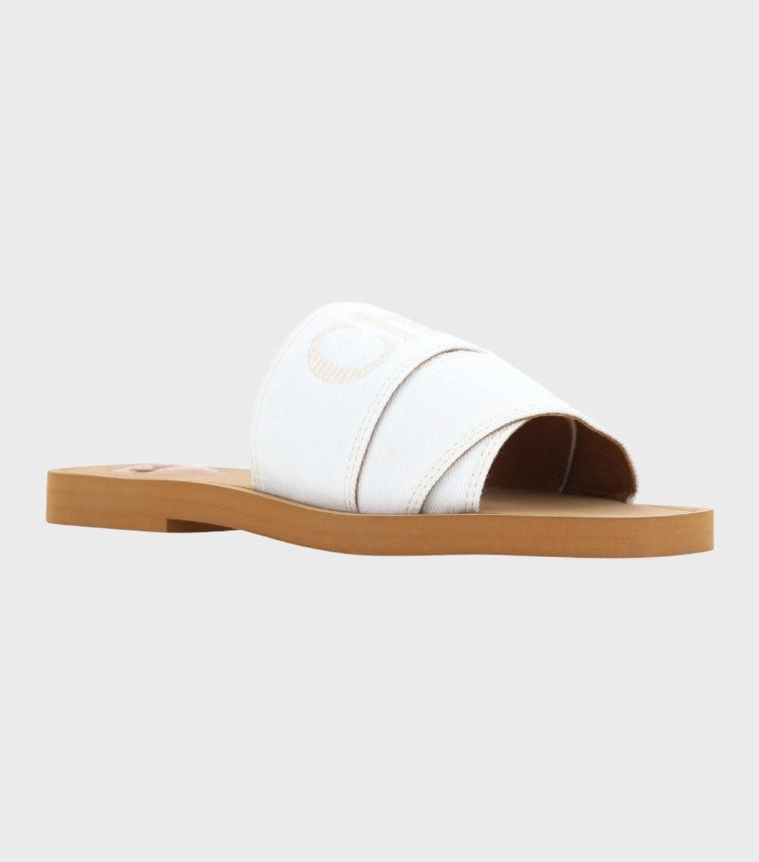 Chloé Woody Wit Sandalen Dames