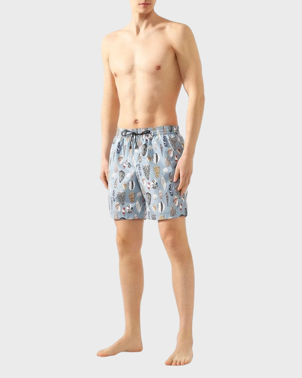 Dolce & Gabbana | Blauw Seashell Print Zwembroek