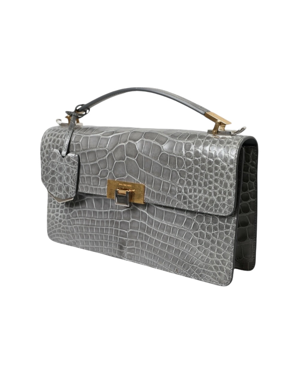 Balenciaga Alligator Leren Middelgrote Schoudertas