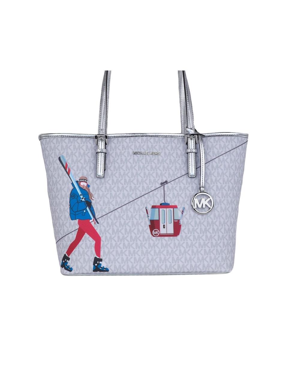 Michael Kors Meerkleurig Jet Set Girls Print Handtas