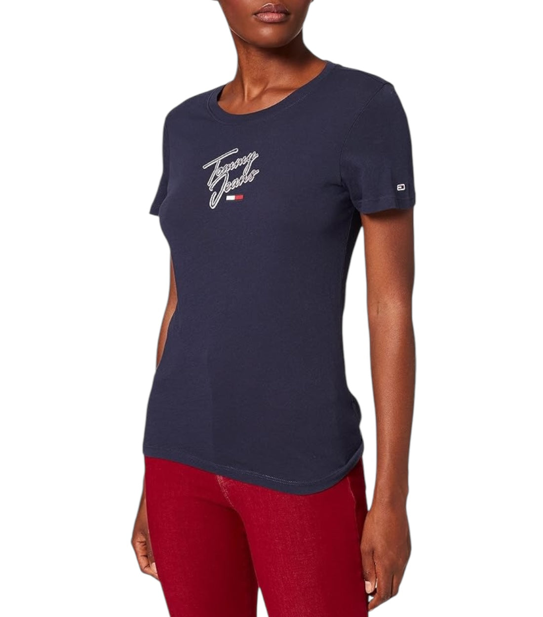 Tommy Hilfiger Jeans Maglietta Tjw Skinny Script T-Shirt Donna