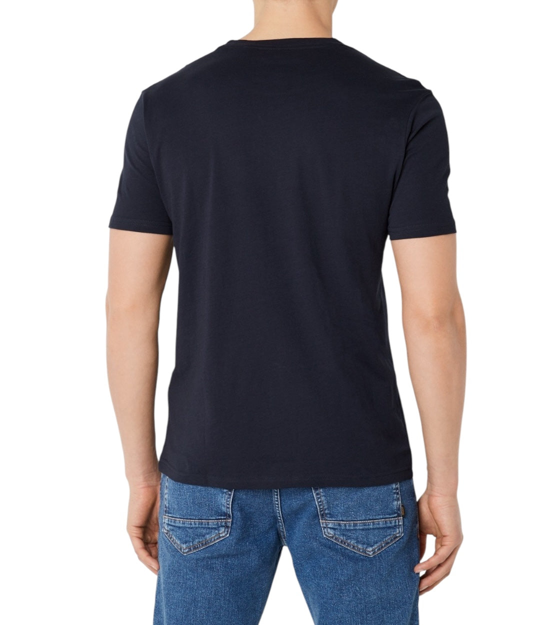 Hugo Boss Blauw Katoenen Bold T-Shirt