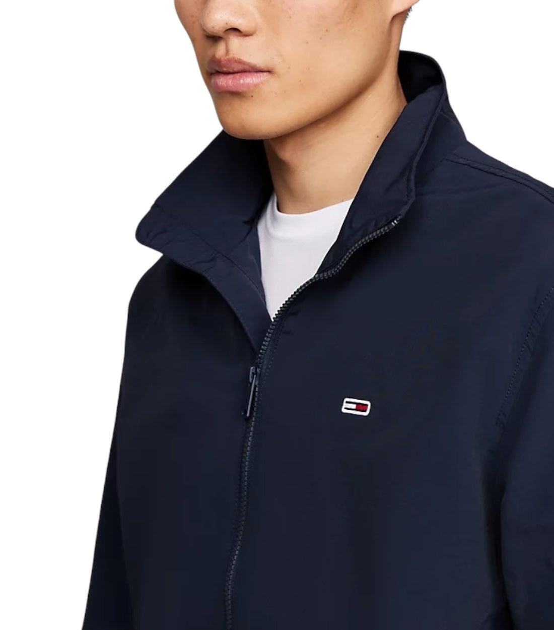 Tommy Hilfiger Jeans Blauw Essential Relaxed Windbreaker Jas