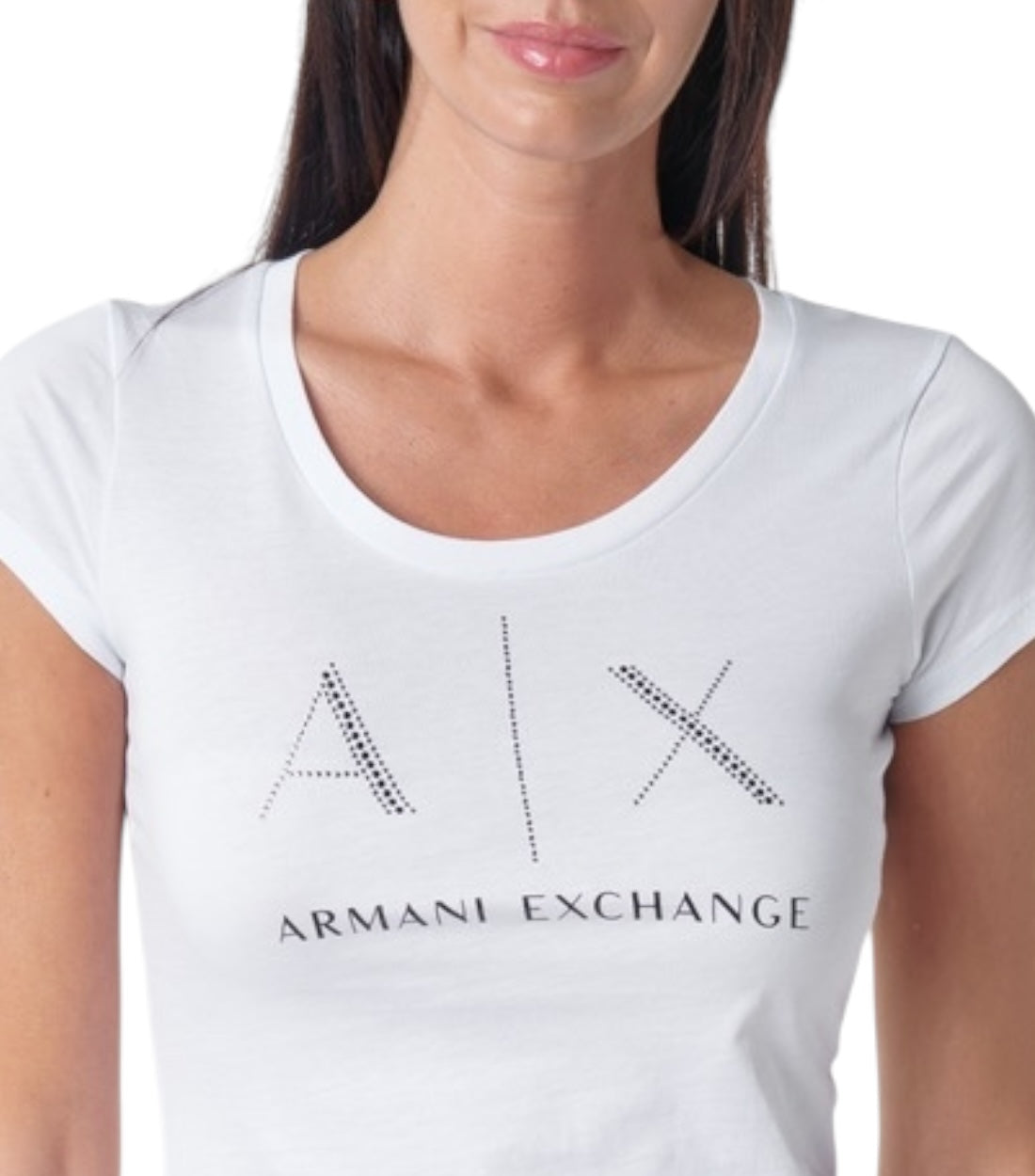 Armani Exchange Wit T-shirt Met Logo