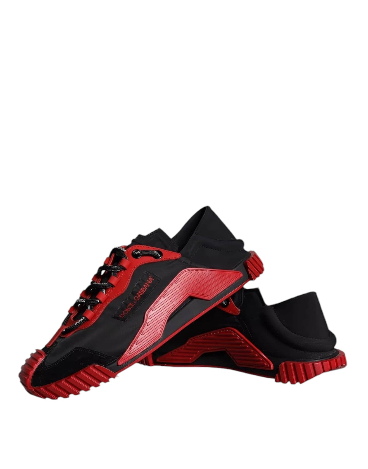 Dolce & Gabbana Zwart Rood NS1 Sneakers