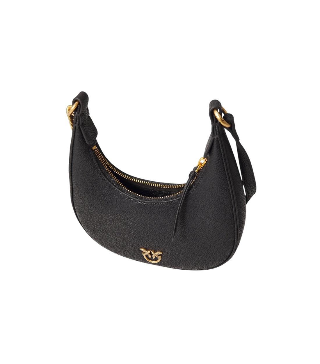 Pinko Zwart BRIOCHE HOBO MINI BOTTALATA Schoudertas