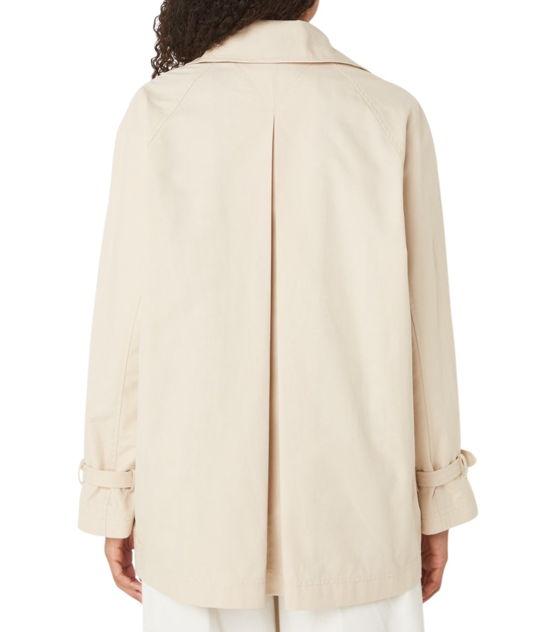 Tommy Hilfiger Beige Double-breasted Trenchcoat Met Steekzakken