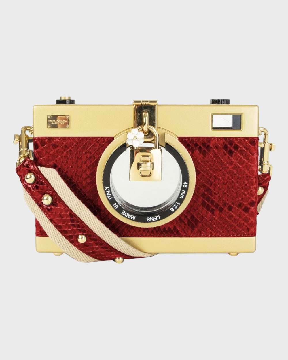 Dolce & Gabbana Rood Camera Case Crossbody Tas