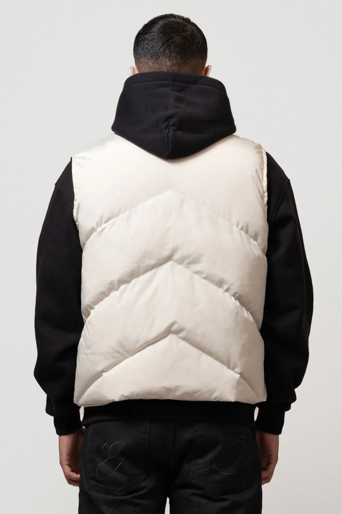 Equalité Diagonal Bodywarmer Off-white