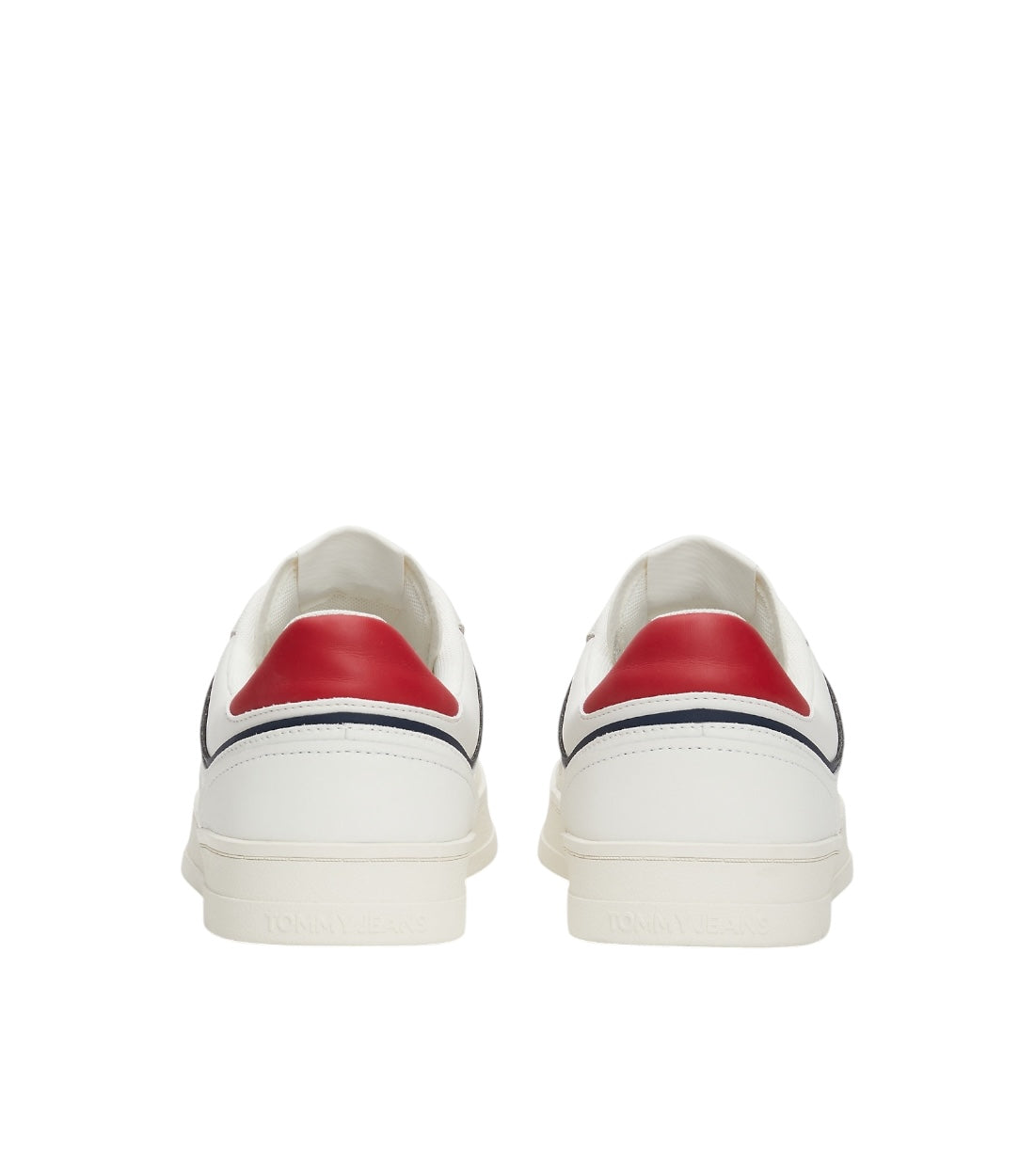 Tommy Hilfiger Wit Retro Suède Sneaker Met Cupsole