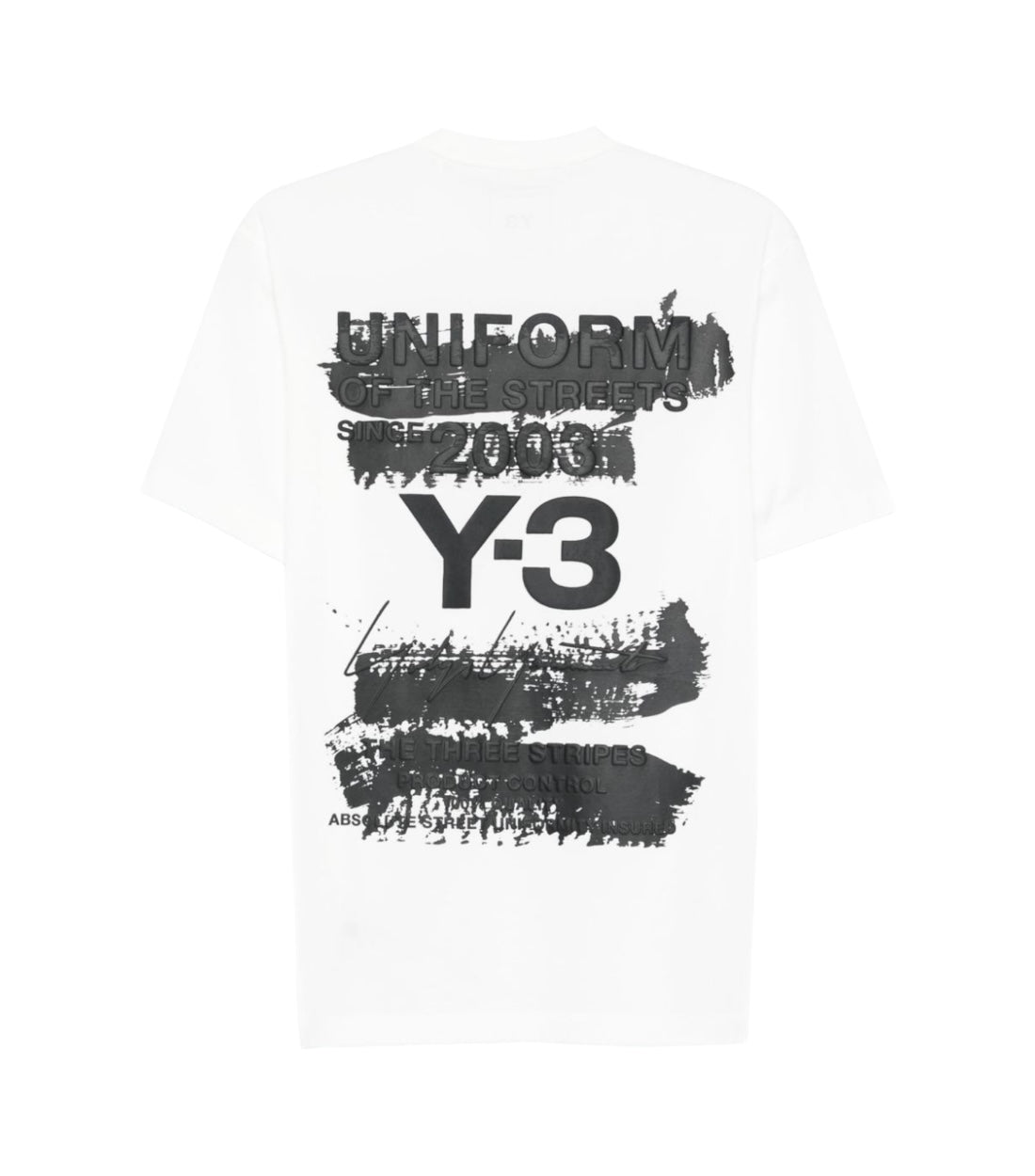 Y-3 T-shirt Met Back Maxi Print