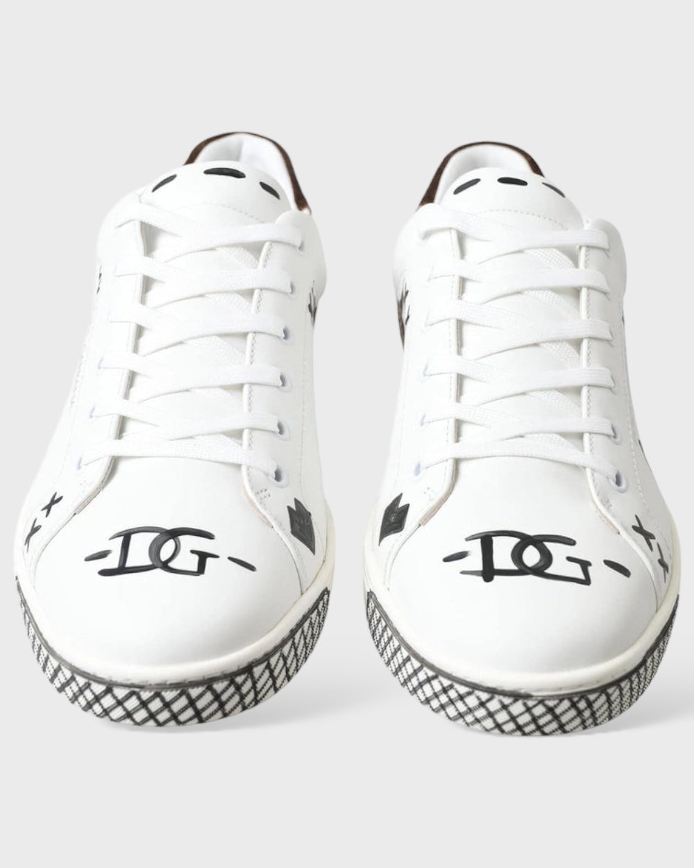 Dolce & Gabbana Wit Leren "Love" Casual Sneakers