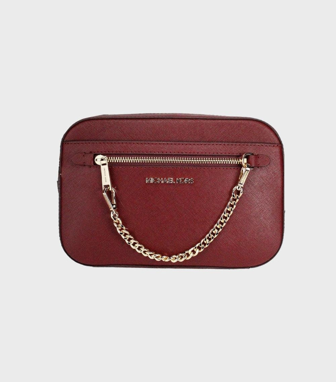 Michael Kors Jet Set East West Bordeaux Crossbody Tas