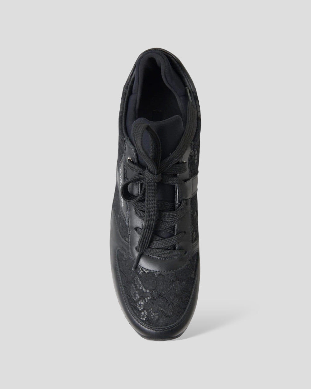 Dolce & Gabbana Zwart Leren Sneakers