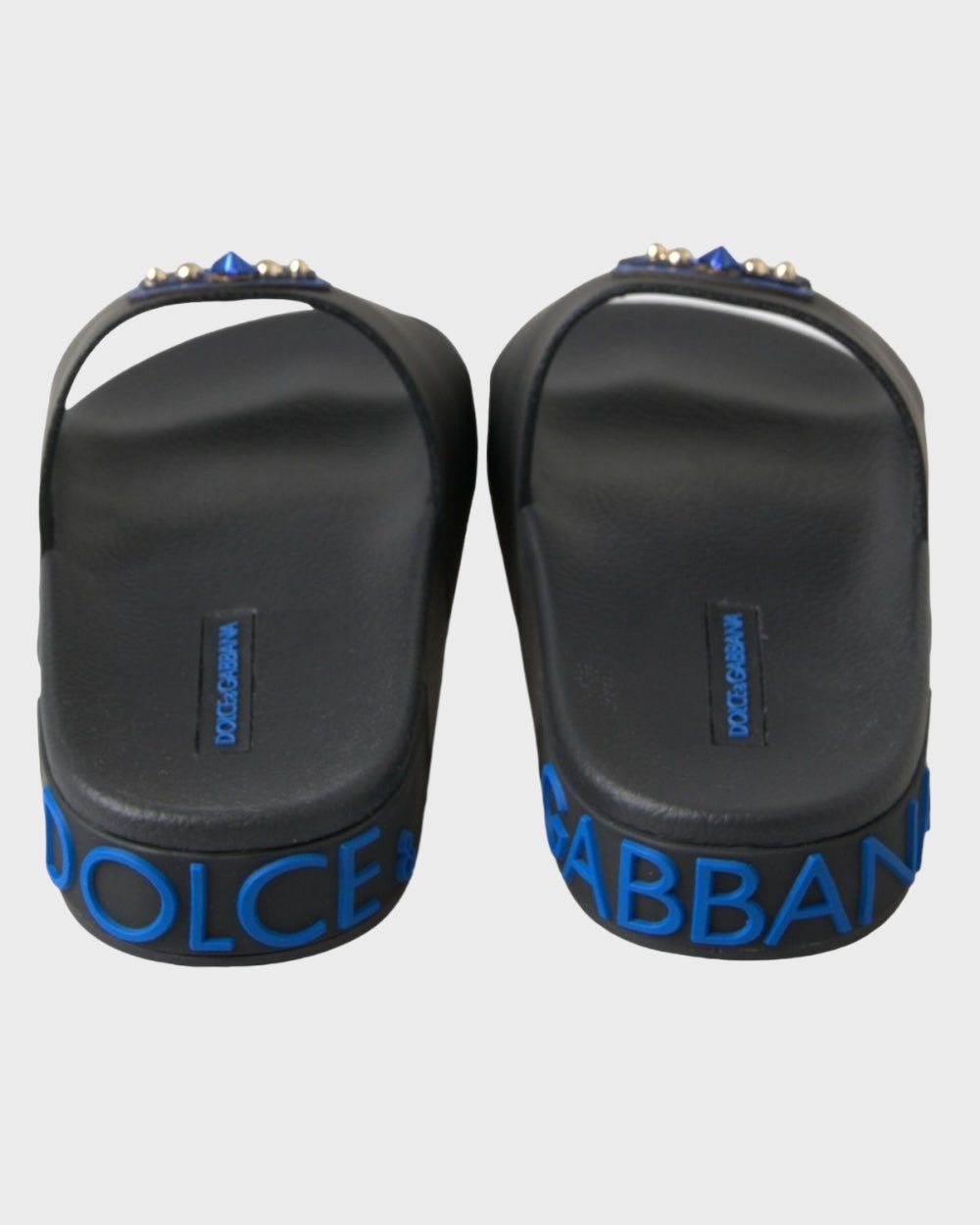 Dolce & Gabbana Zwart “Saint Barth” Slippers