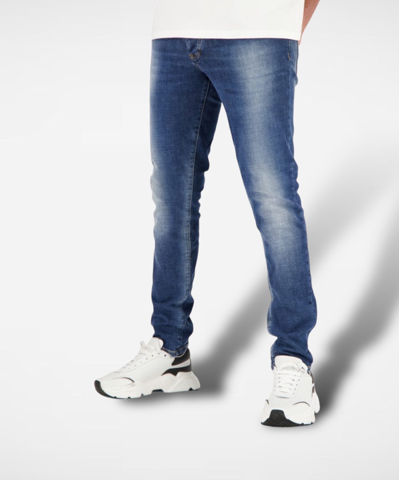 Boragio Blauw Jeans Slim Fit 8023