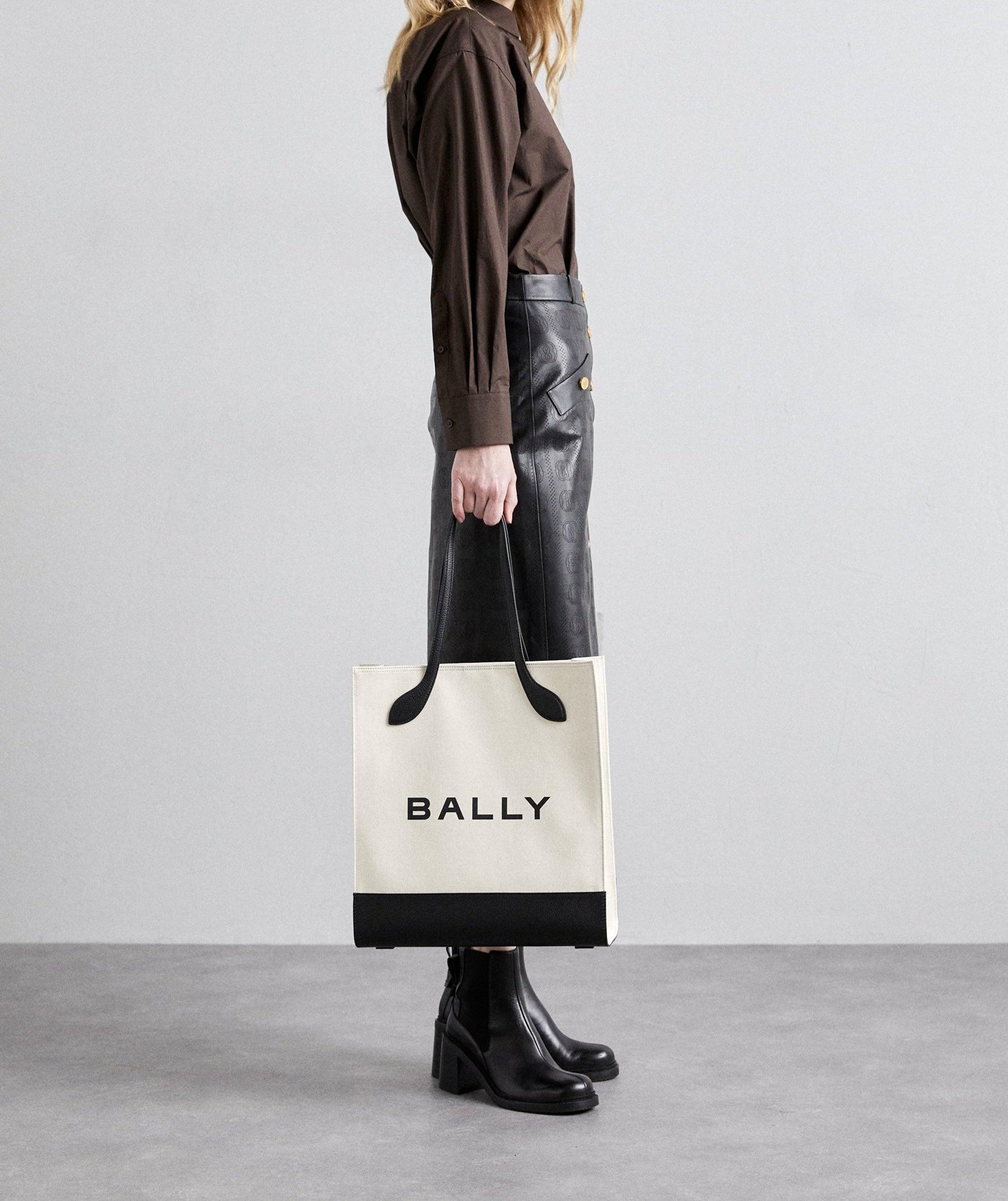 Bally Beige Leren Dames Schoudertas