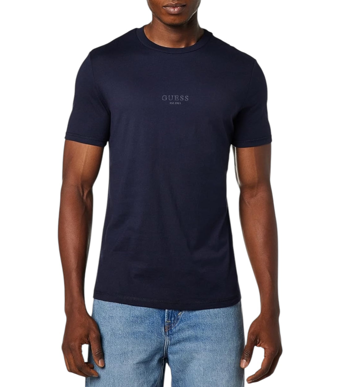 Guess Blauw AIDY Basic T-shirt