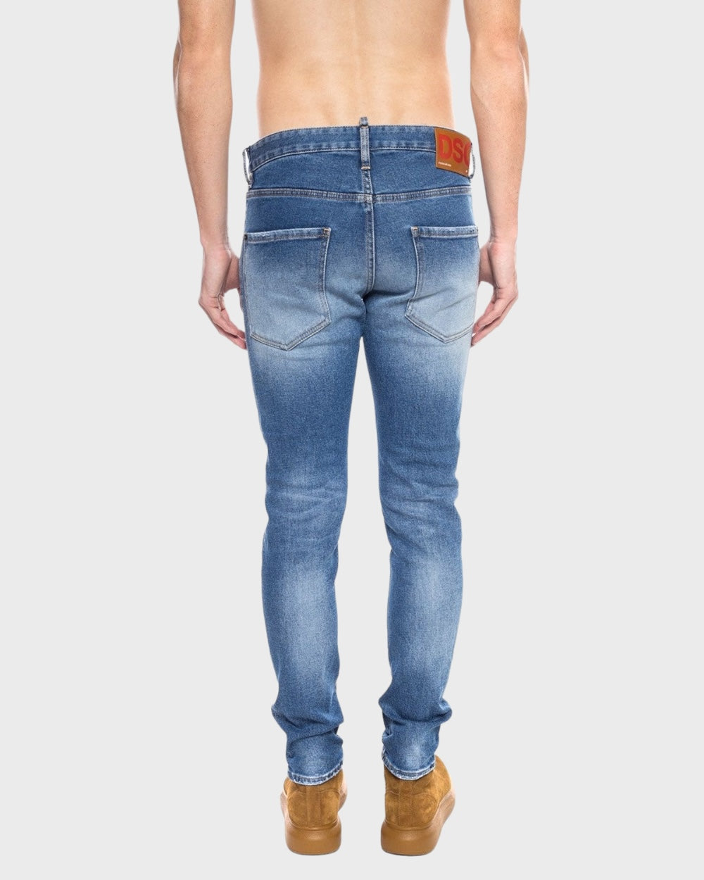 Dsquared2 Blauw Distressed Cool Guy Fit Spijkerbroek / Jeans