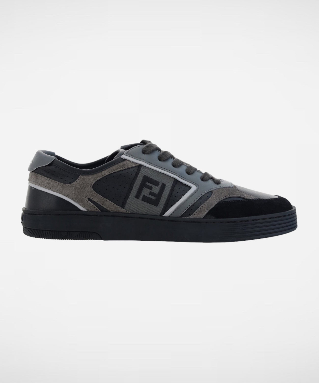 Fendi Kalfsleer Zwart Sneakers