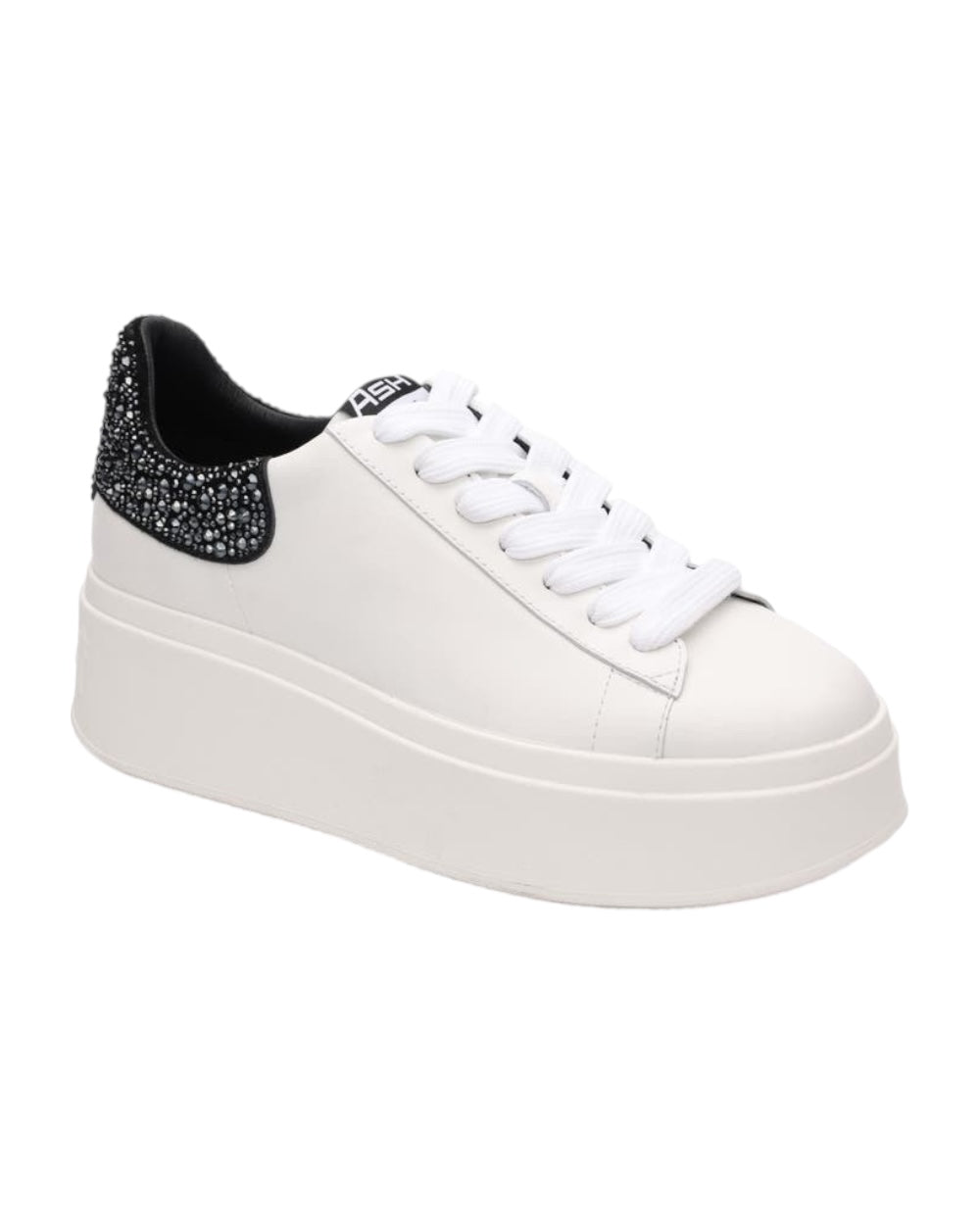 Ash MOBY STRASS Wit Leren Dames Sneakers