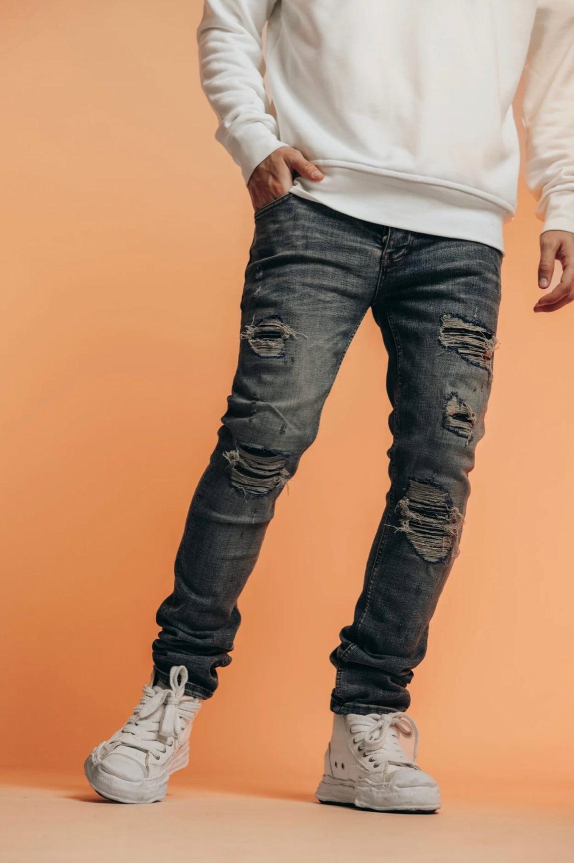 Richesse Blauw Force Deluxe Spijkerbroek / Jeans