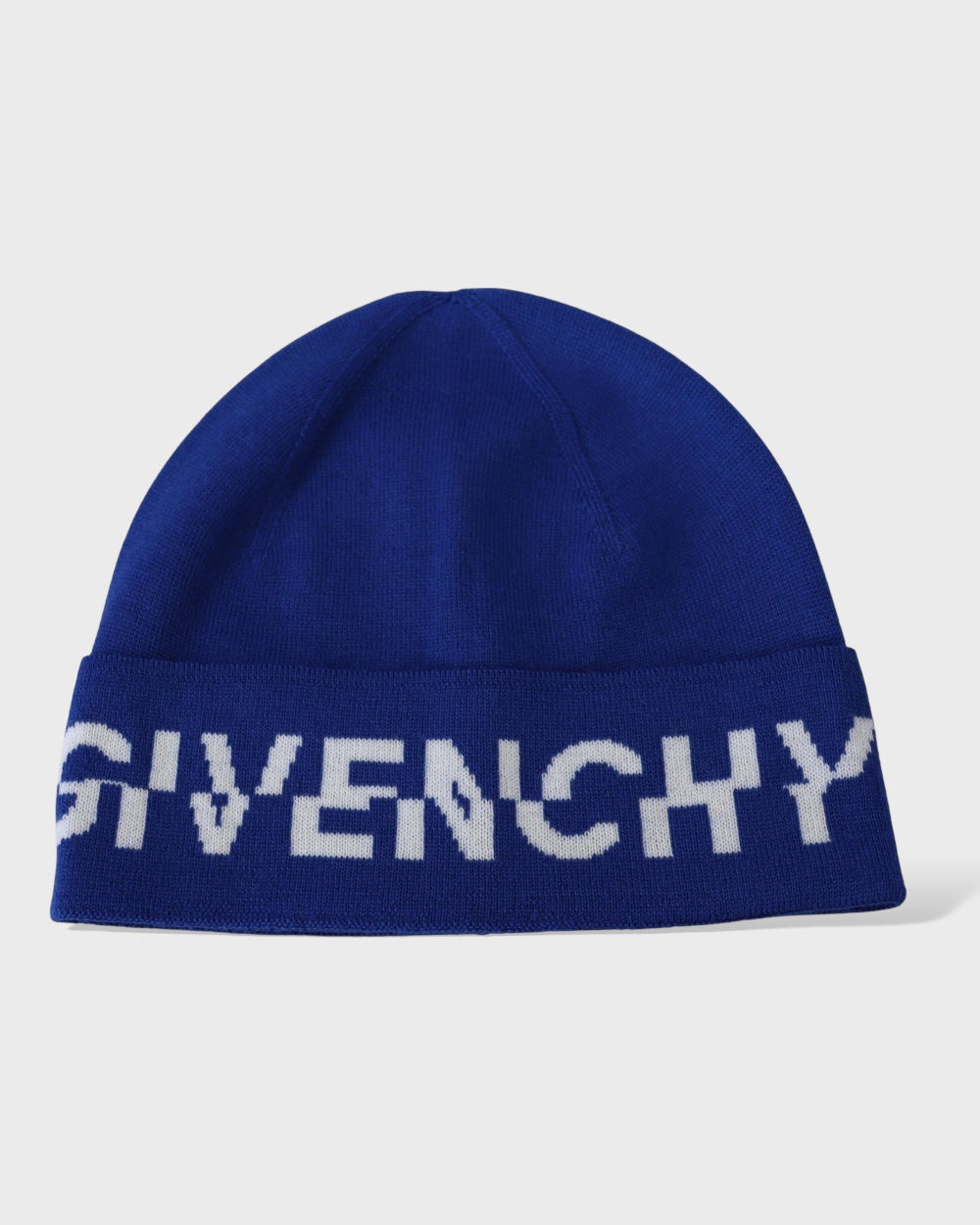 Givenchy Blauw Wollen Muts Unisex