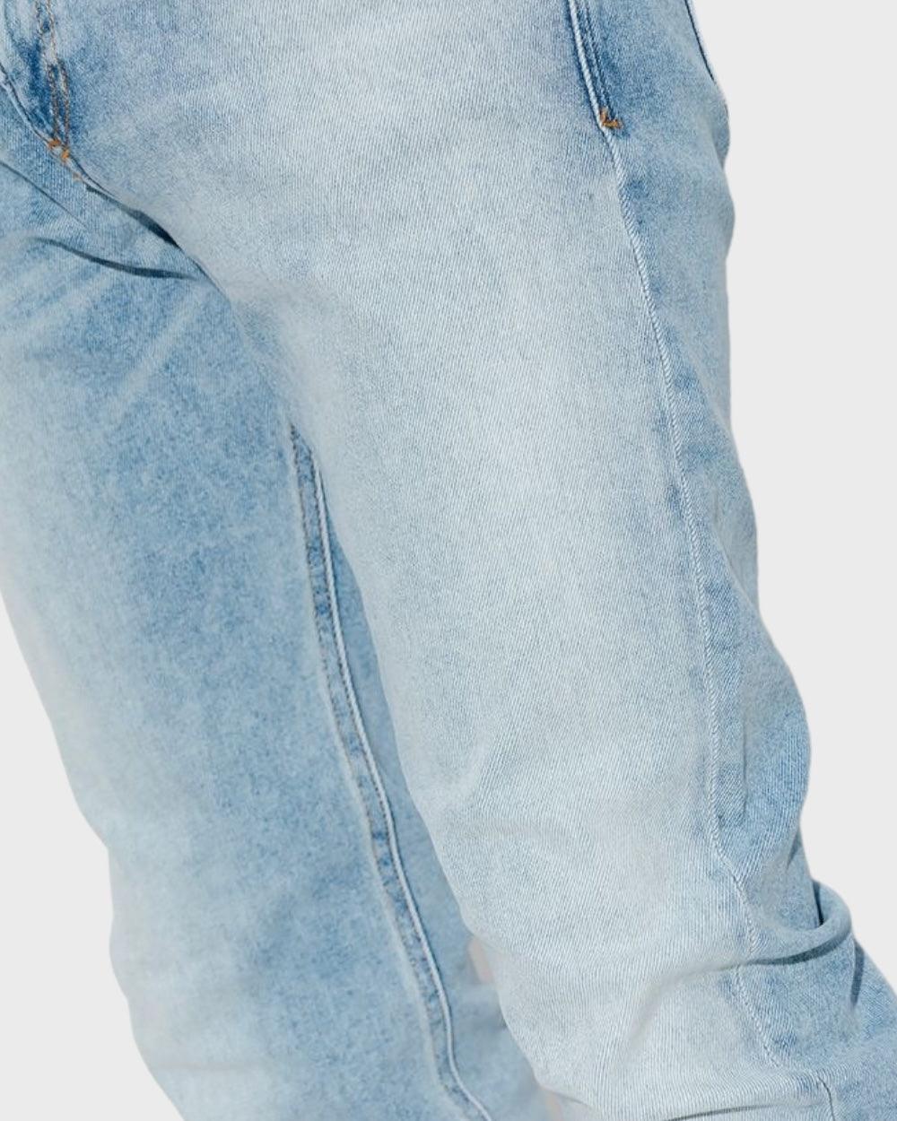 Diesel Light Blue Cotton Jeans & Pant