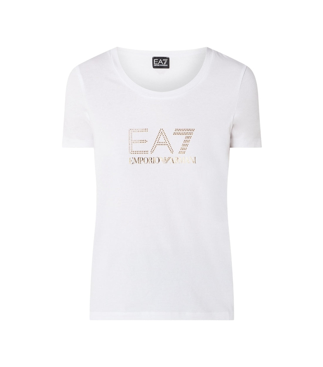 Ea7 Wit T-shirt Met Logo