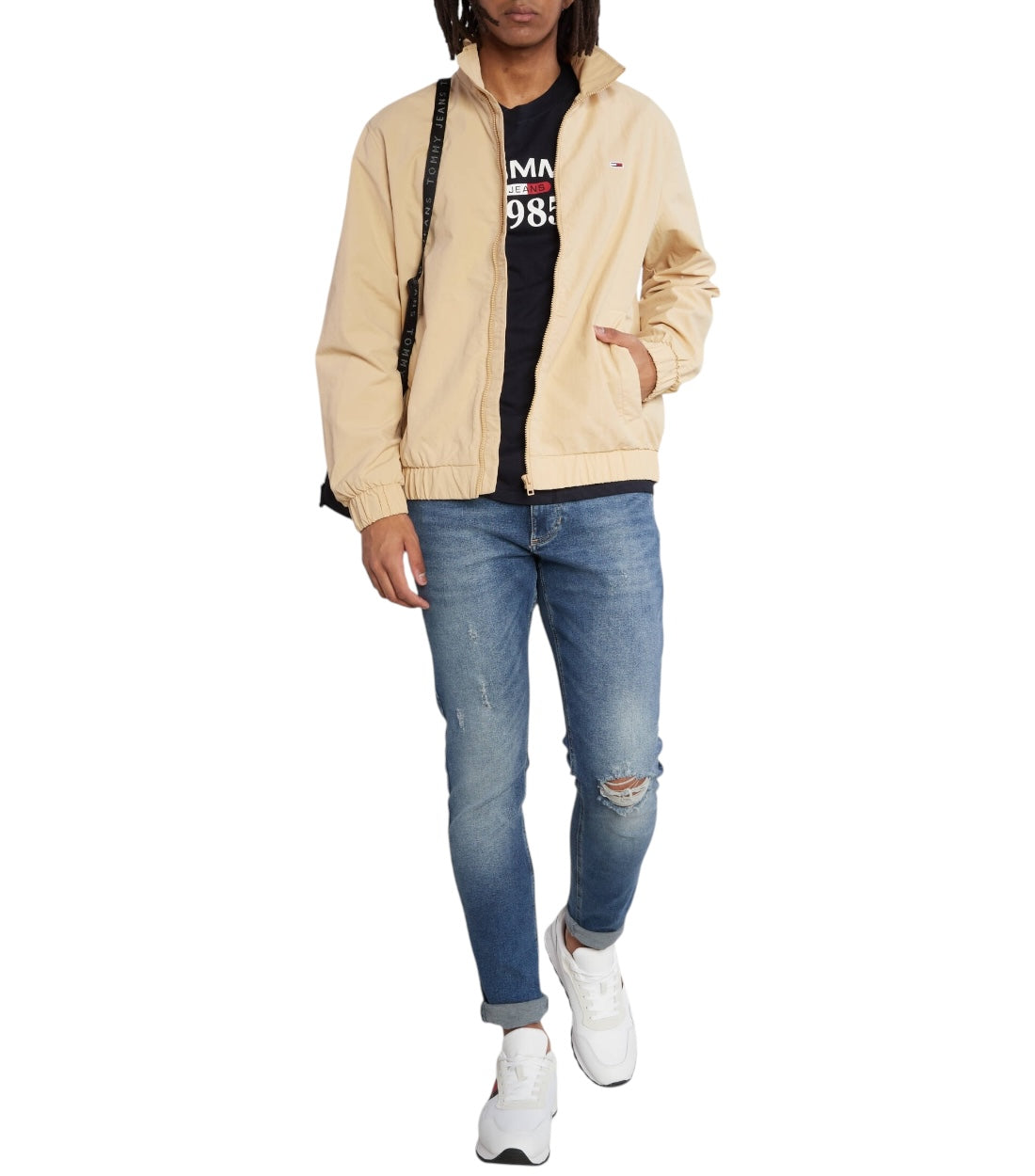 Tommy Hilfiger Beige Gerecycled Jas