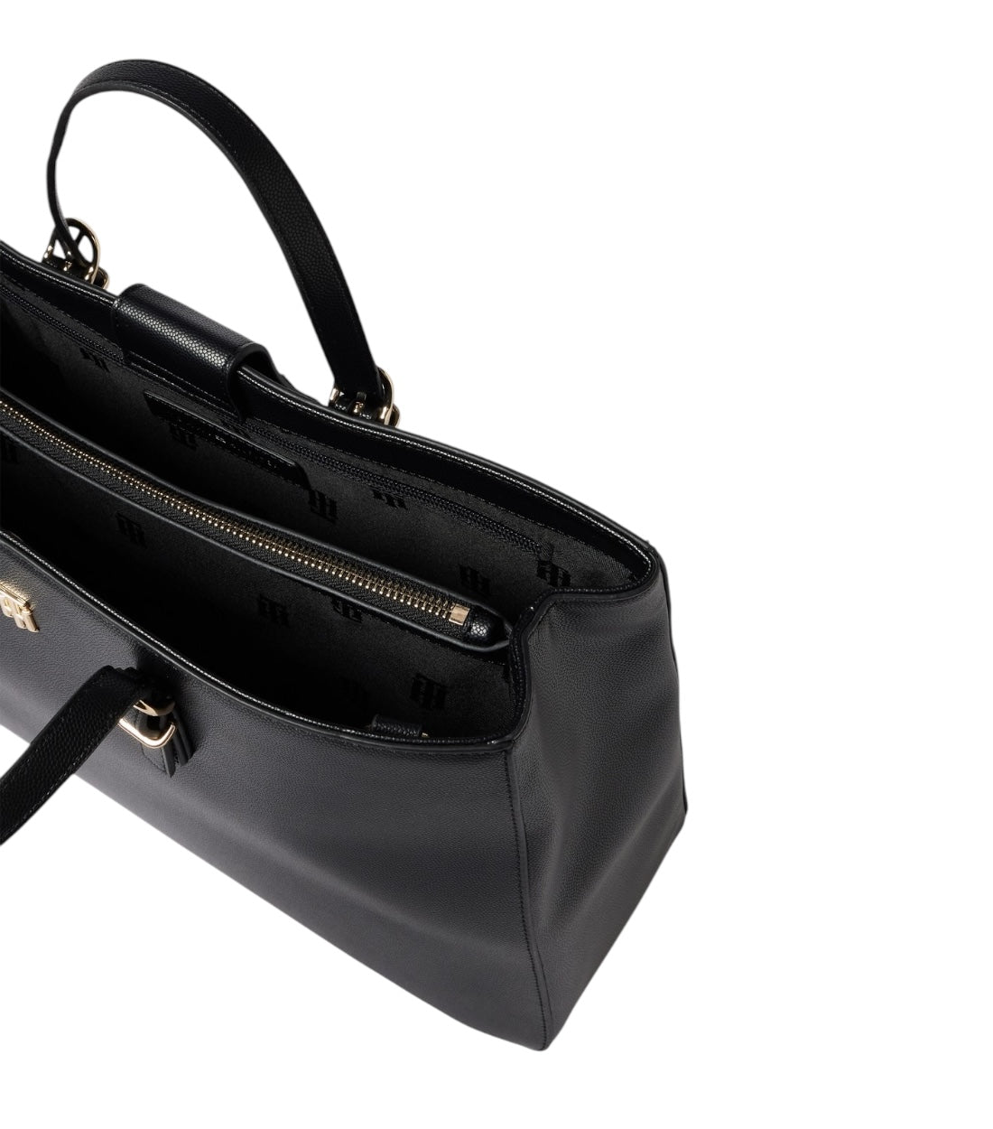 Tommy Hilfiger Zwart TH Timeless Work Bag Met Labelapplicatie